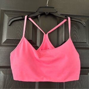 Women's Pink racerback bra Light Support CloudComfy Sports Bra